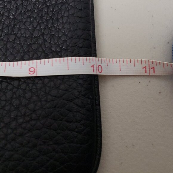 Kate Spade Black Pebbled Leather Large Clutch/Pouch - Picture 6 of 8